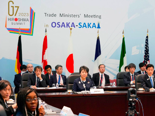 EL G7 PREOCUPADO POR RESTRICCIONES COMERCIALES DE RUSIA Y CHINA