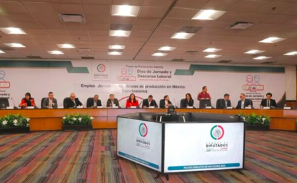DISCUTEN DIPUTADOS EN PARLAMENTO ABIERTO DISMINUCIÓN DE LA JORNADA LABORAL