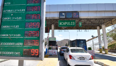 AUMENTA 3% PEAJE EN CARRETERAS; NO APLICARÁ PARA ACAPULCO: AMLO