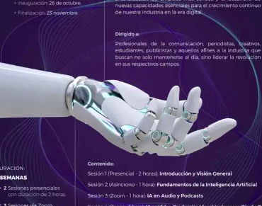 CONTINÚAN TRABAJOS DEL TALLER “EXPLORANDO EL FUTURO DE LA COMUNICACIÓN: INTELIGENCIA ARTIFICIAL Y LA ERA DIGITAL”