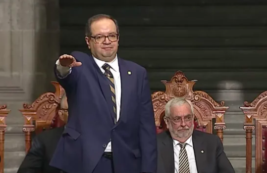 UNAM NO SE INTIMIDA ANTE ACTOS VANDÀLICOS QUE BUSCAN DESESTABILIZAR, ADVIERTE EL NUEVO RECTOR