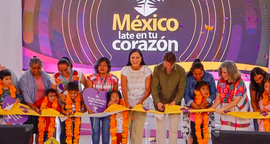 INAUGURAN CENTRO TELETÓN EN GUERRERO; MAESTROS DE LA CNTE IMPIDEN EL PASO A AMLO ASISTIR