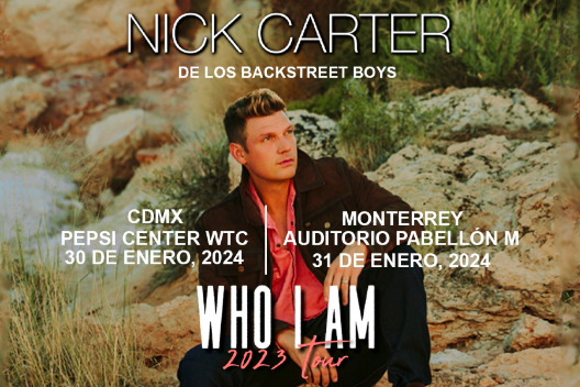 NICK CARTER DE LOS BACKSTREET BOYS ANUNCIA CONCIERTOS EN LA CIUDAD DE MÉXICO Y MONTERREY