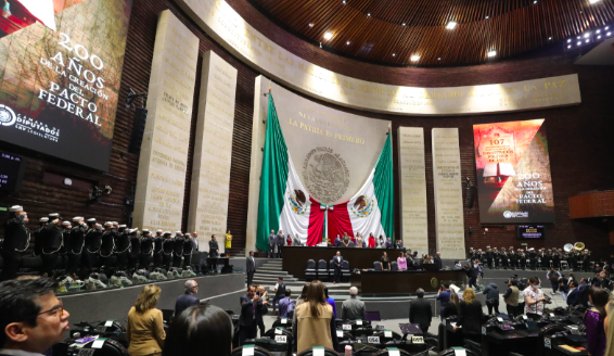 LA CÁMARA DE DIPUTADOS CONMEMORA EL 107 ANIVERSARIO DE LA CONSTITUCIÓN DE 1917 Y LOS 200 AÑOS DEL PACTO FEDERAL