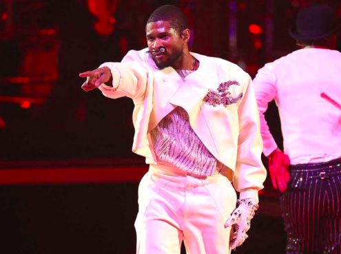 USHER CAUTIVÓ EN EL ALLEGIANT STADIUM DE LAS VEGAS CON SU SHOW DE MEDIO TIEMPO DEL SUPER BOWL LVIII