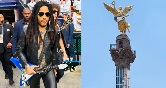 LENNY KRAVITZ PUBLICA VIDEO DEL ÁNGEL DE LA INDEPENDENCIA Y FANS LE PIDEN SE QUEDE EN MÉXICO; «YA ERES MEXICANO»