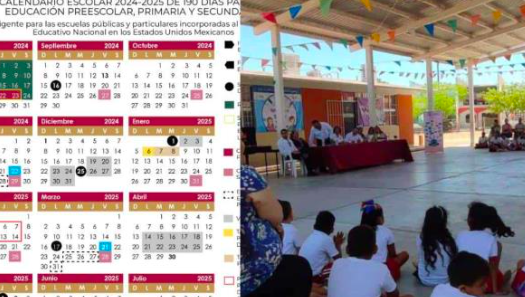 ANUNCIA LA SEP LOS DÍAS DE VACACIONES Y PUENTES EN EL CALENDARIO ESCOLAR 2024-2025