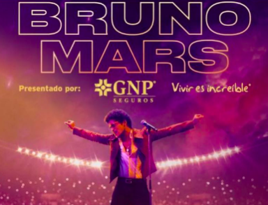 BRUNO MARS ESTRENARÁ EL ESTADIO GNP (ANTES FORO SOL) Y ANUNCIA CONCIERTO