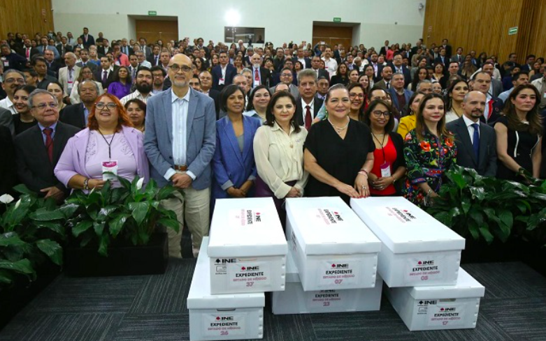 Concluye entrega de expedientes de los cómputos distritales de la elección Presidencial 2023-2024