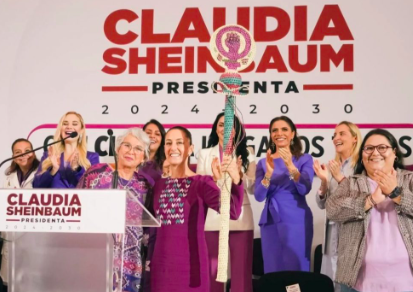 LA TRANSFORMACIÒN ES FEMINISTA; EL FUTURO LO CONSTRUIMOS TODAS: SHEINBAUM