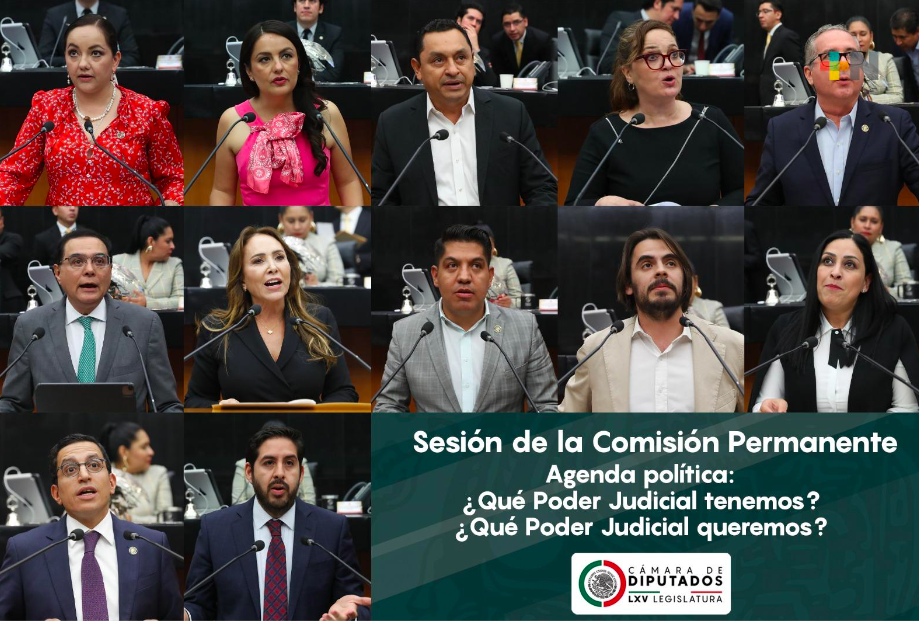 DEBATEN EN LA COMISIÓN PERMANENTE LA REFORMA AL PODER JUDICIAL