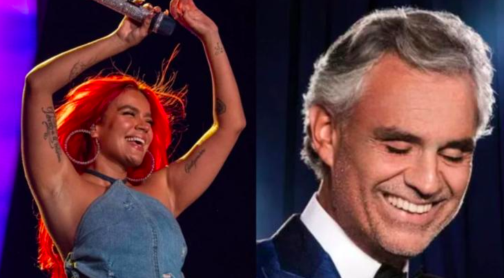 TENOR ITALIANO ANDREA BOCELLI ANUNCIA COLABORACIÓN CON KAROL G