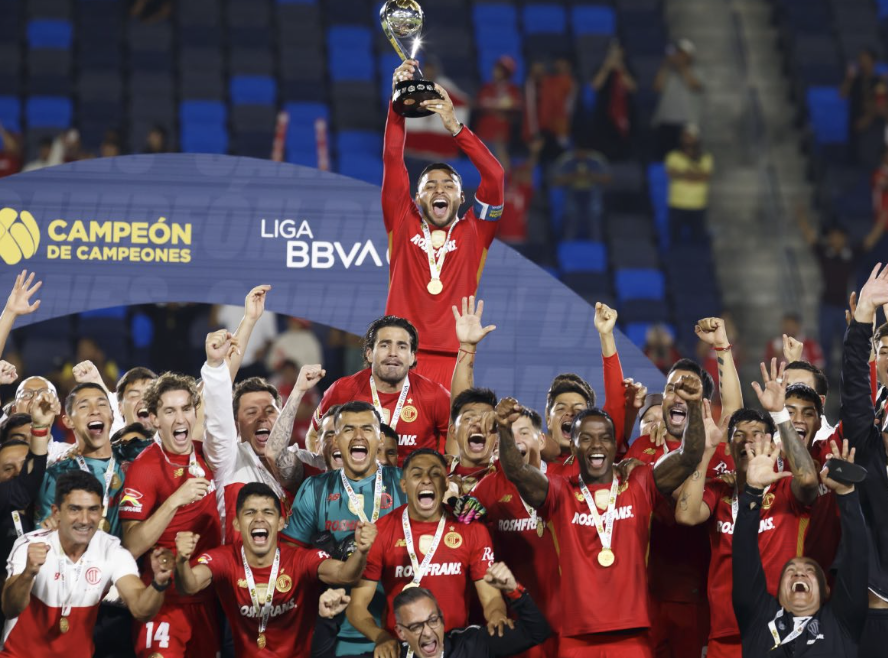 TOLUCA CAMPEÒN DE CAMPEONES; REMONTÒ Y VENCIÒ 3-1 A LAS ÀGUILAS DEL AMÈRICA