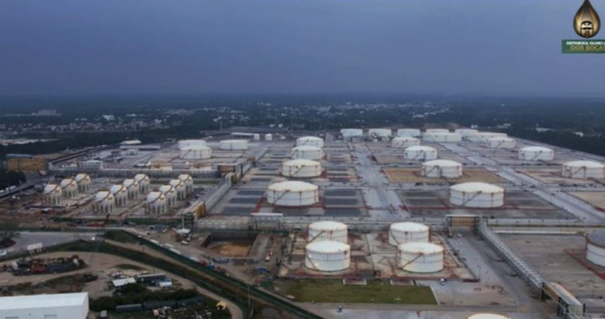 REFINERÌA `DOS BOCAS` AUMENTÓ EN 61.48% LA PRODUCCIÓN DE COMBUSTIBLES: PEMEX