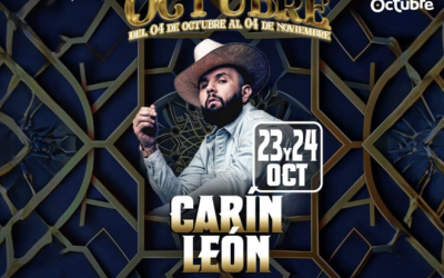 CARÌN LEÒN, CHRISTIAN NODAL Y GRUPO FIRME ACTÙAN EN FIESTAS DE OCTUBRE DE GUADALAJARA