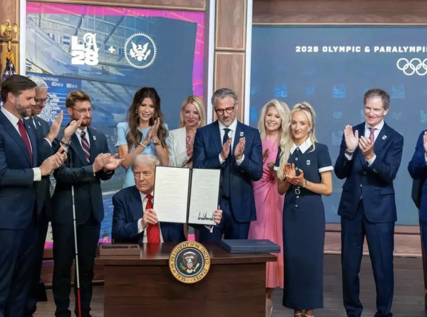 TRUMP ORDENA PRUEBAS DE GÉNERO EN LOS JUEGOS OLÍMPICOS DE LOS ÀNGELES 2028