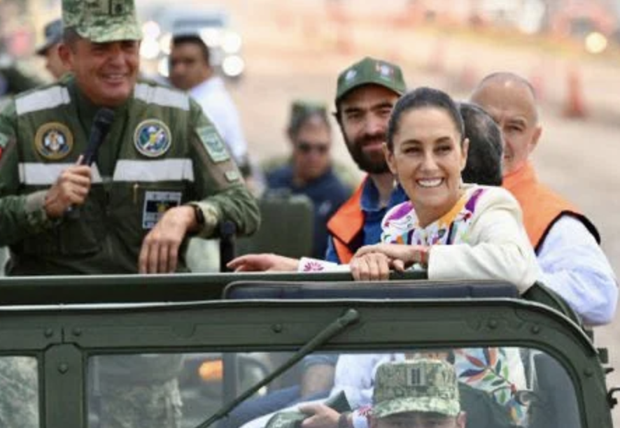 SUPERVISA SHEINBAUM OBRAS DE LA RUTA MÉXICO-PACHUCA DEL TREN DE PASAJEROS