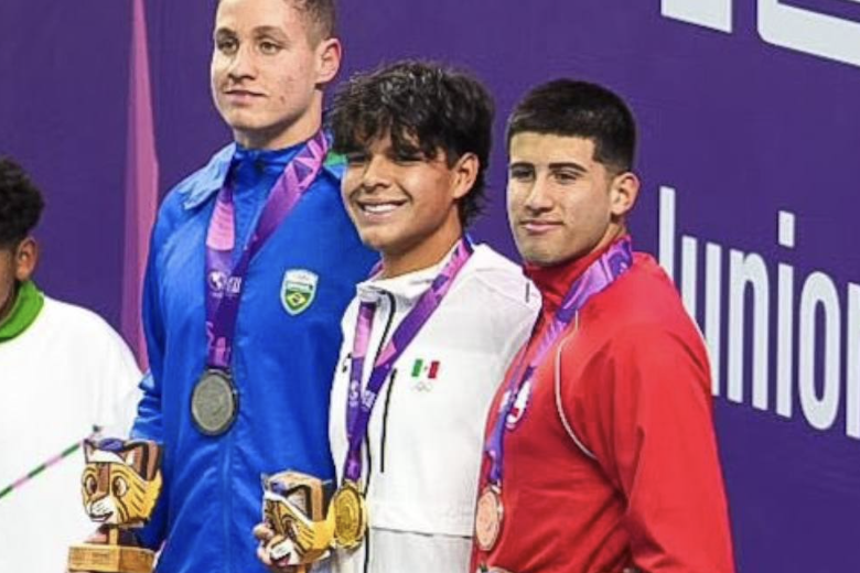 EL NADADOR MEXICANO HUMBERTO NÁJERA DA LA SEGUNDA DORADA EN LOS PANAMERICANOS