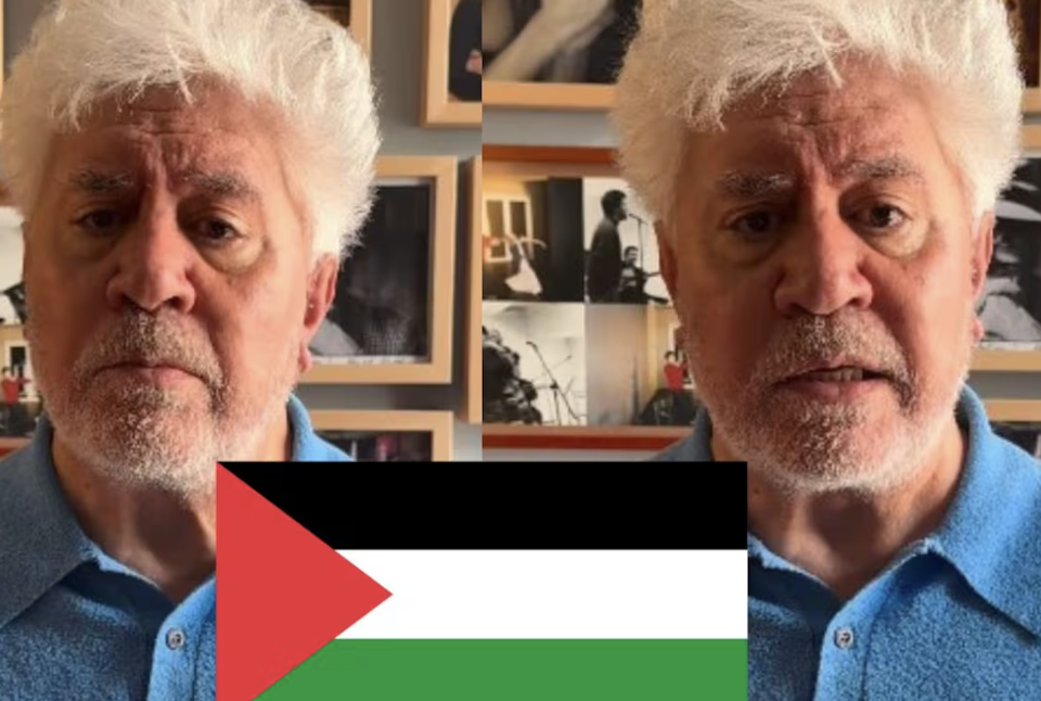 EL CINEASTA PEDRO ALMODÒVAR EXIGE AL GOBIERNO ESPAÑOL ROMPER RELACIONES CON ISRAEL