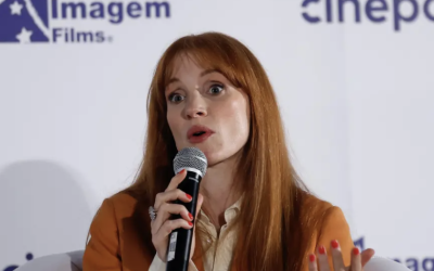 LA ACTRIZ JESSICA CHASTAIN REVELA ADMIRACIÓN POR SHEINBAUM EN PRESENTACIÓN DE «DREAMS»