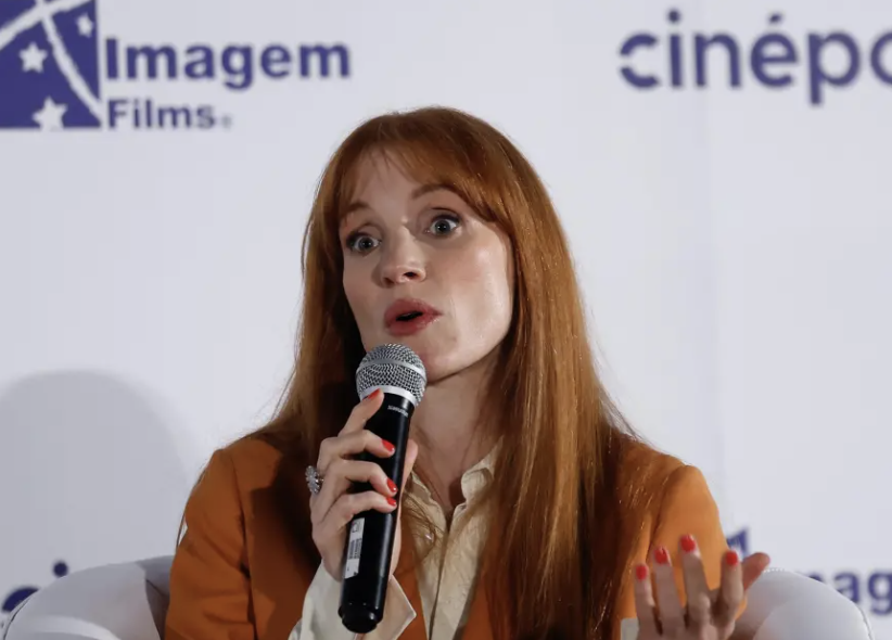 LA ACTRIZ JESSICA CHASTAIN REVELA ADMIRACIÓN POR SHEINBAUM EN PRESENTACIÓN DE «DREAMS»