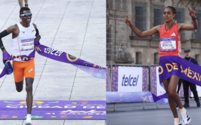 LOS ETÍOPES TADU ABATE Y BEKELECH GUDETA GANAN LA MARATÓN INTERNACIONAL DE LA CDMX