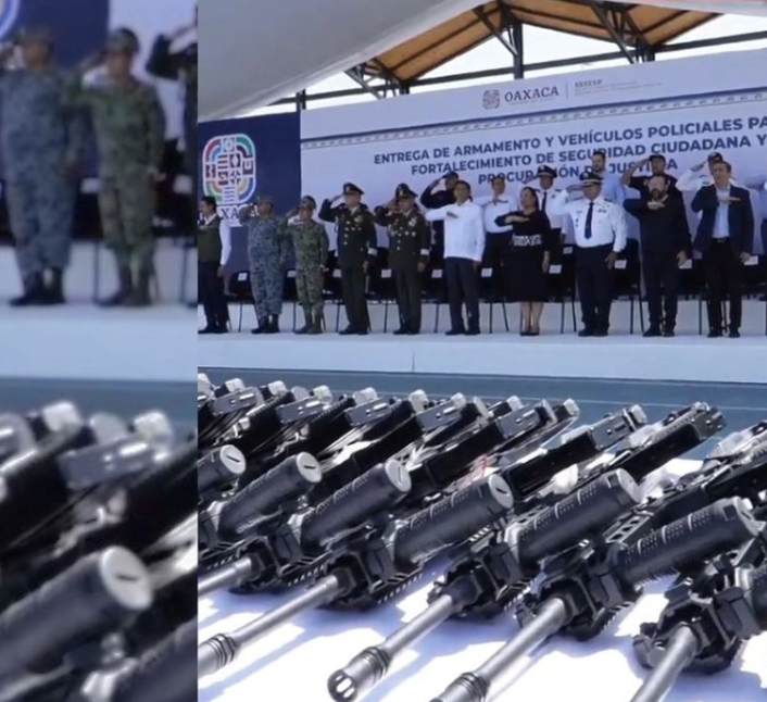 GOBIERNO DE OAXACA ADQUIERE ARMAMENTO ISRAELÍ PARA POLICÍAS ESTATALES