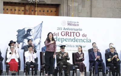 PRESENCIA DE CÁMARA DE DIPUTADOS EN DESFILE MILITAR HABLA DE LA PLURALIDAD: KENIA LÓPEZ RABADÁN