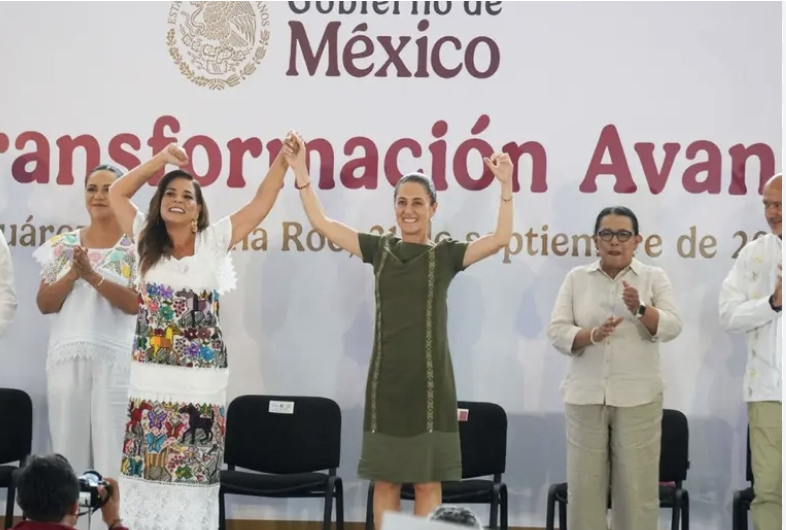 SHEINBAUM ANUNCIA OBRAS EN EDUCACIÓN, SALUD Y VIVIENDAS EN QUINTANA ROO