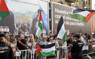 EN EL FESTIVAL DE CINE DE SAN SEBASTIÁN EXIGEN FIN A LA MASACRE EN FRANJA DE GAZA