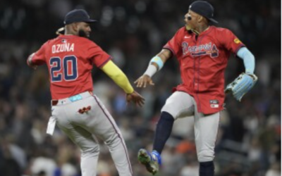 RONALD ACUÑA JR. CONECTÓ SU JONRÓN 19 EN LA VICTORIA DE BRAVOS DE ATLANTA