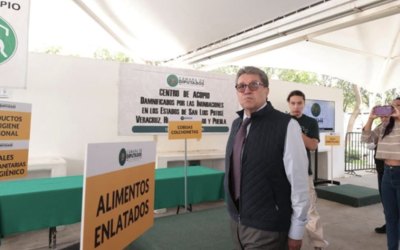 EL CENTRO DE ACOPIO DE CÁMARA DE DIPUTADOS RECIBIRÁ INSUMOS PARA DAMNIFICADOS POR LAS LLUVIAS: MONREAL