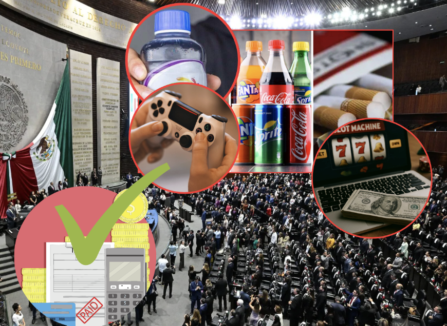 DIPUTADOS LEY DEL IEPS; AUMENTAN REFRESCOS, JUGOS, SUEROS ORALES, CIGARROS, VIDEOJUEGOS, ETC.