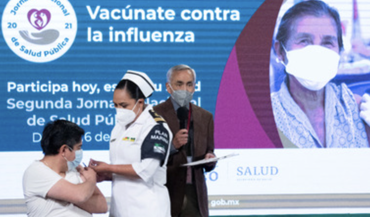 REFUERZA SECTOR SALUD LA CAMPAÑA NACIONAL DE VACUNACIÓN CONTRA EL INFLUENZA Y COVID-19