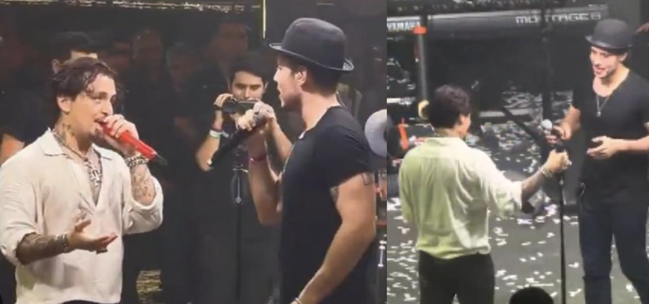 CHRISTIAN NODAL Y JOSÉ MADERO JUNTOS; CANTANTES REALIZAN DUETO EN CONCIERTO