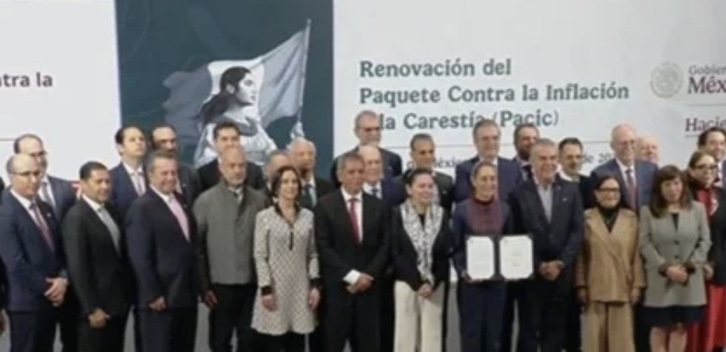 Canasta básica se congela en $910: Gobierno y empresarios renuevan pacto contra la inflación