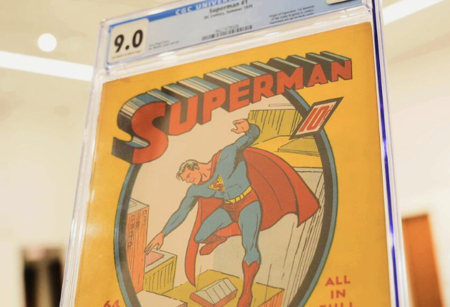 SUBASTAN EN 9.12 MILLONES DE DÒLARES EL COMIC DEL PRIMER NÚMERO DE SUPERMAN