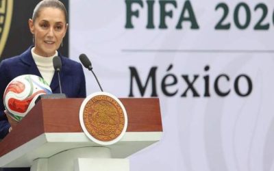 SHEINBAUM ANALIZA VIAJAR EN DICIEMBRE A EU PARA SORTEO DEL MUNDIAL FIFA 2026