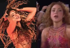 SHAKIRA SUFRE JALÓN DE CABELLO DURANTE SU CONCIERTO EN EL ESTADIO CENTENARIO DE MONTEVIDEO