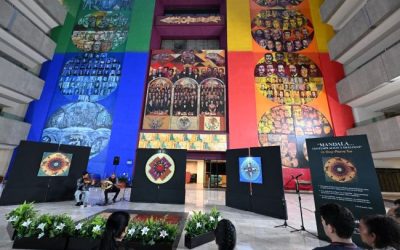 DIPUTADOS REALIZAN LA INSTALACIÓN ARTÍSTICA «GUY PIERRE TUR: ARTE, PAZ Y CONTEMPLACIÓN»