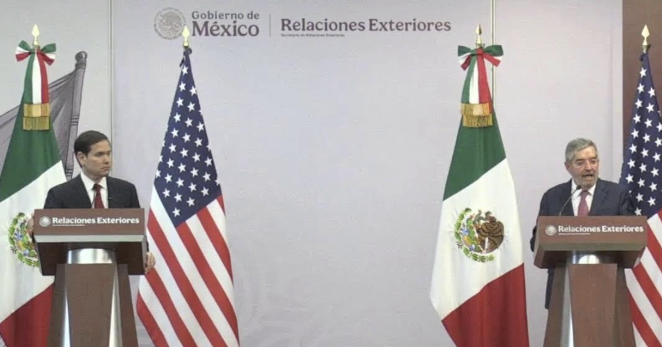 DE LA FUENTE Y RUBIO REITERAN ESTRECHAR COOPERACIÓN Y MANTENER EL DIÀLOGO ABIERTO MÉXICO-EU