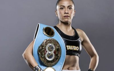 LA BOXEADORA MEXICANA IRMA ‘TORBELLINO’ GARCÍA RETIENE TÍTULO MUNDIAL DE LA FIB