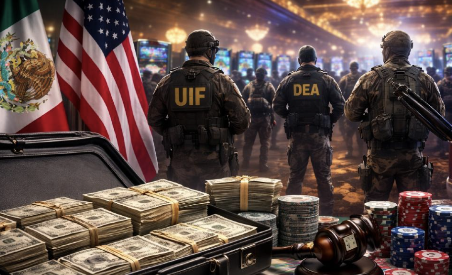 UIF DENUNCIA RED DE CASINOS LIGADOS AL CÁRTEL DEL NORESTE; DETECTA LAVADO DE DINERO Y EVASIÓN FISCAL