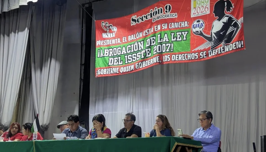 MAESTROS DE LA CNTE MARCHARÁ EL 1° DE MAYO EN CDMX CONTRA LA LEY DEL ISSSTE DE 2007