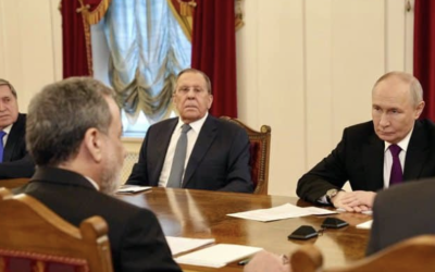 PUTIN OFRECE CANCILLER DE IRÁN «HACER TODO LO POSIBLE» PARA LOGRAR LA PAZ EN MEDIO ORIENTE