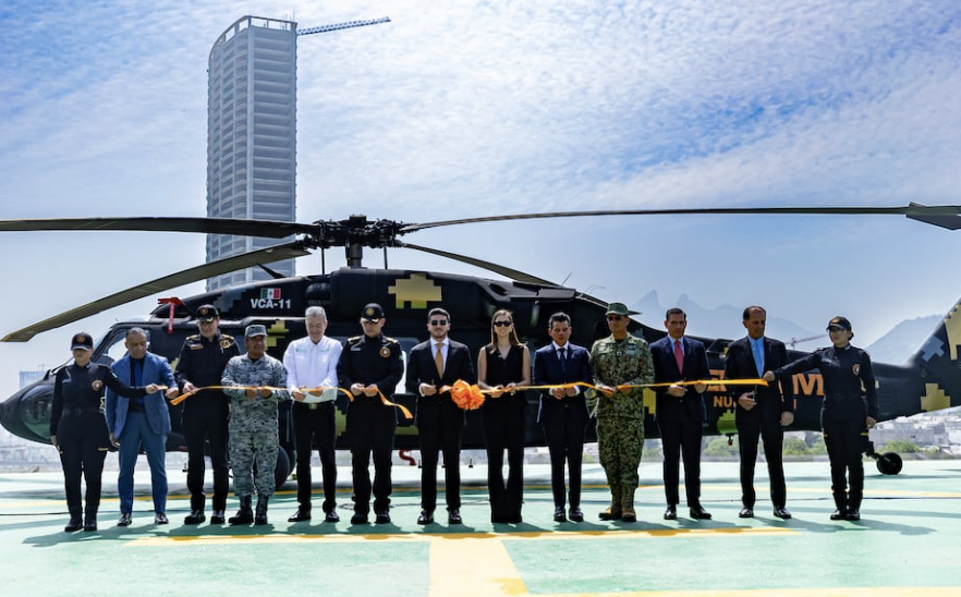 NUEVO LEÓN REFUERZA VIGILANCIA AÉREA CON HELICÓPTEROS BLACK HAWK DE FUERZA CIVIL
