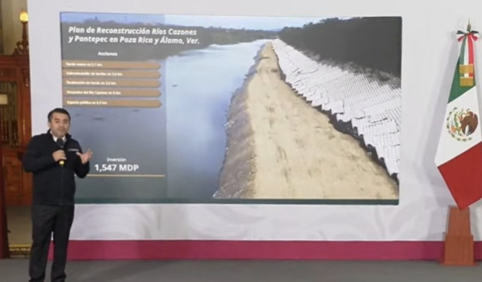 INVIERTEN 12 MIL MDP PARA REDUCIR RIESGOS DE INUNDACIONES EN ESTADOS AFECTADOS EN 2025