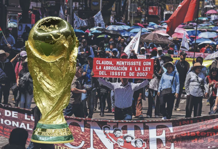 INSTALAN MESA DE DIÁLOGO CON CNTE PARA EVITAR HUELGA NACIONAL Y BOICOT AL MUNDIAL FIFA 2026