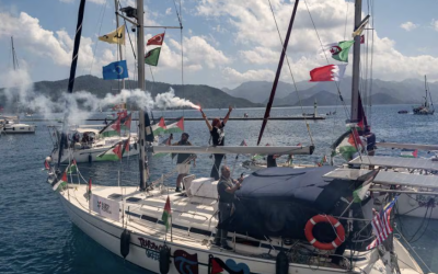 ISRAEL INTERCEPTA SEIS BARCOS MÁS DE LA FLOTILLA SUMUD; LLEVA MÁS DE 400 ACTIVISTAS DETENIDOS
