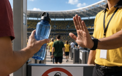 FIFA PROHIBIÓ QUE INGRESEN A ESTADIOS DURANTE EL MUNDIAL TERMOS O BOTELLAS REUTILIZABLES